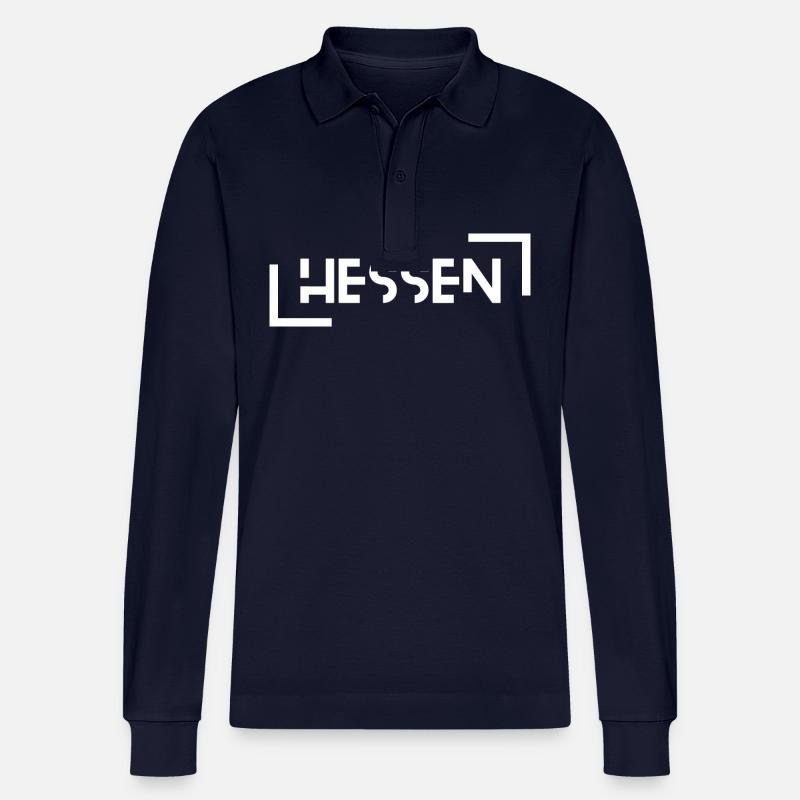 Hessen - Stanley/Stella Unisex Bio-Langarm-Poloshirt Prepster - Navy