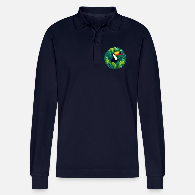 Tukan - Stanley/Stella Unisex Bio-Langarm-Poloshirt Prepster - Navy
