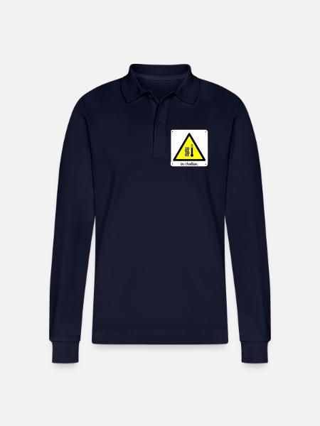 Heat - Stanley/Stella Organic Unisex Long-Sleeved Polo Shirt Prepster - navy