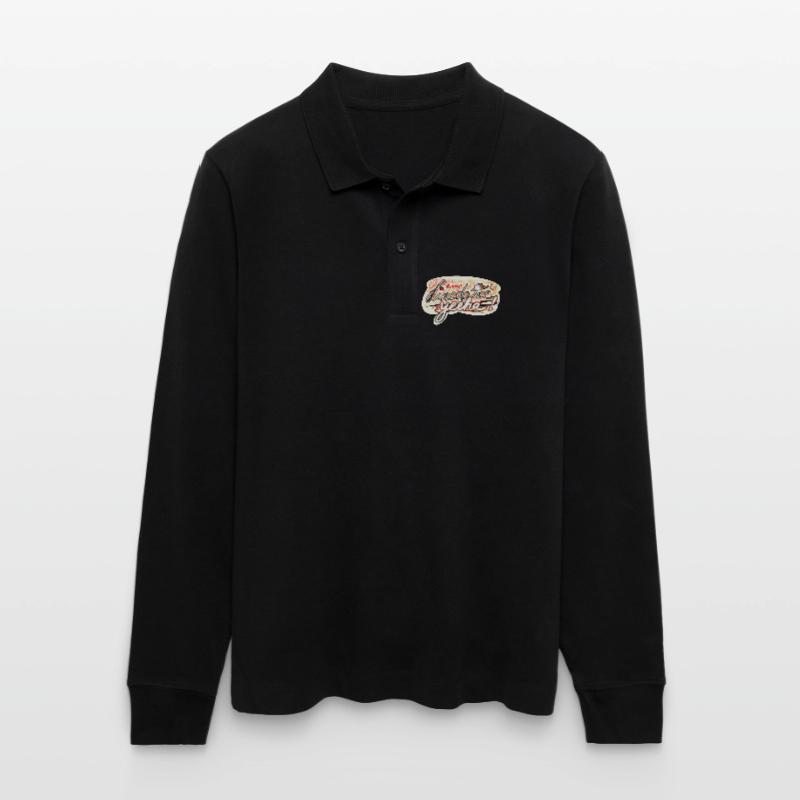 Het dansen en het Ontwerp van de Dans van de Lijn Stanley/Stella uniseks bio poloshirt met lange mouwen Prepster