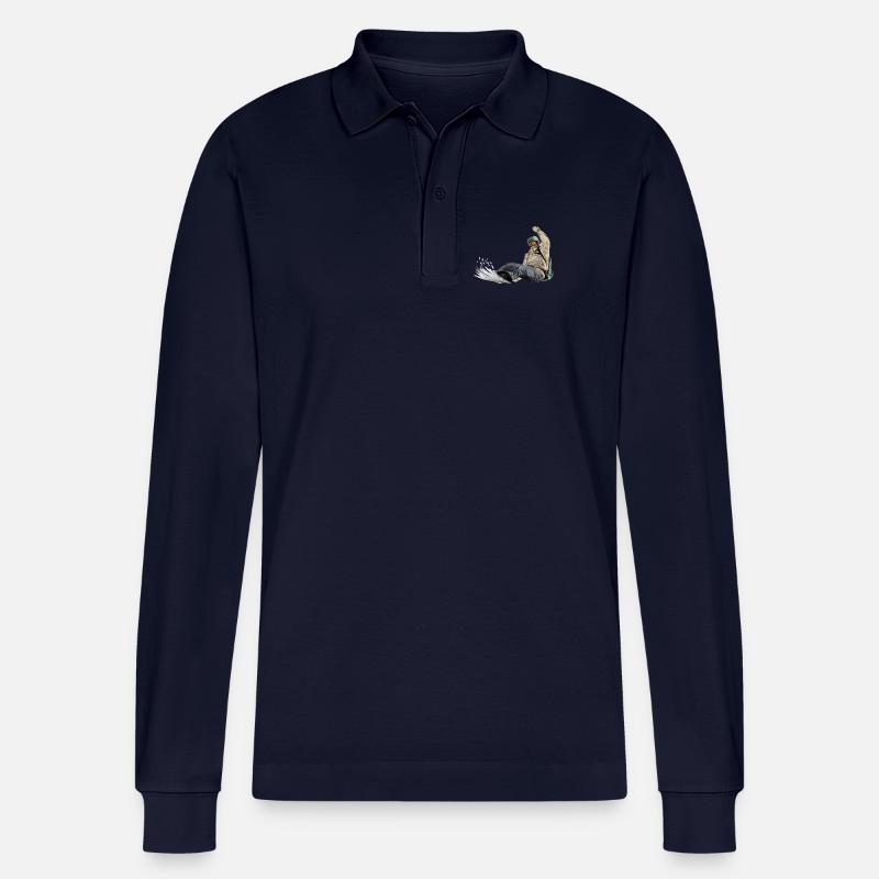 Freerider - Stanley/Stella Unisex Bio-Langarm-Poloshirt Prepster - Navy