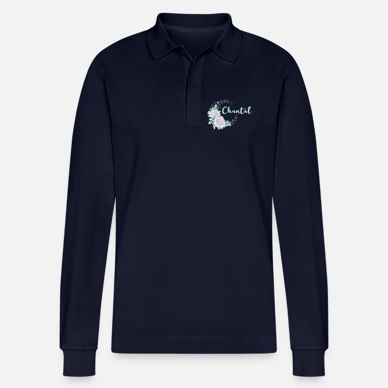 Für Chantal - Stanley/Stella Unisex Bio-Langarm-Poloshirt Prepster - Navy