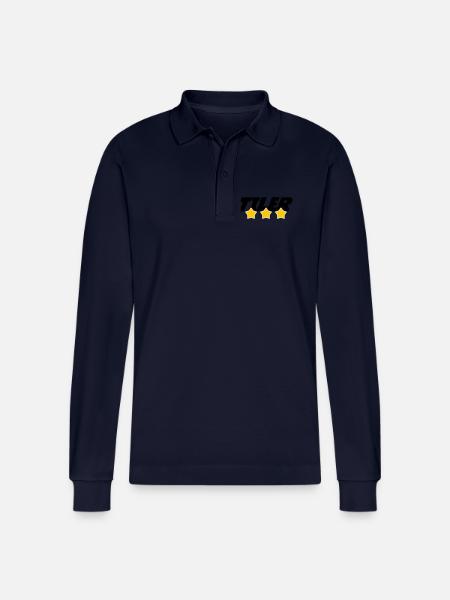 Tiler – pro tile laying precision trade - Stanley/Stella Organic Unisex Long-Sleeved Polo Shirt Prepster - navy