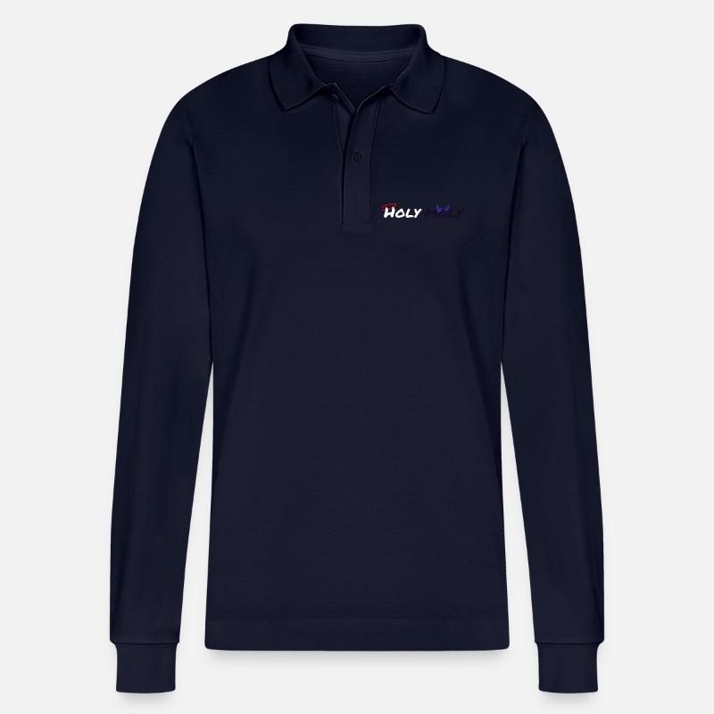 Heiliger Moly-Design - Stanley/Stella Unisex Bio-Langarm-Poloshirt Prepster - Navy