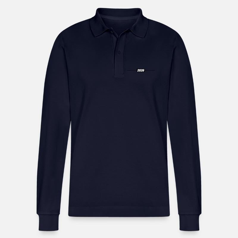 2026 Jahr Element - Stanley/Stella Unisex Bio-Langarm-Poloshirt Prepster - Navy