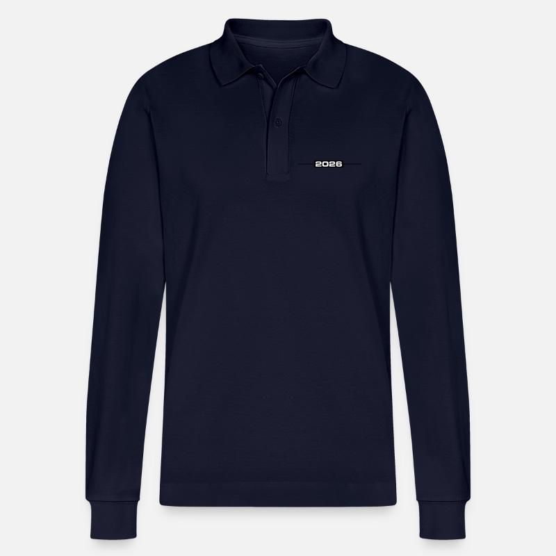 2026 Strich Element - Stanley/Stella Unisex Bio-Langarm-Poloshirt Prepster - Navy
