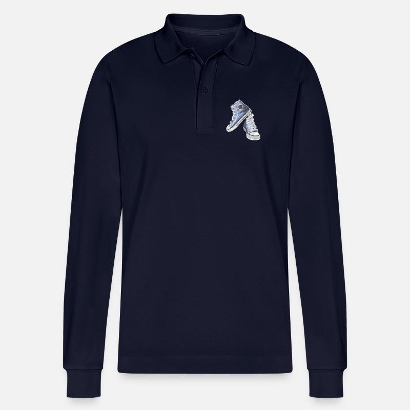 sneakers - Stanley/Stella Unisex Bio-Langarm-Poloshirt Prepster - Navy