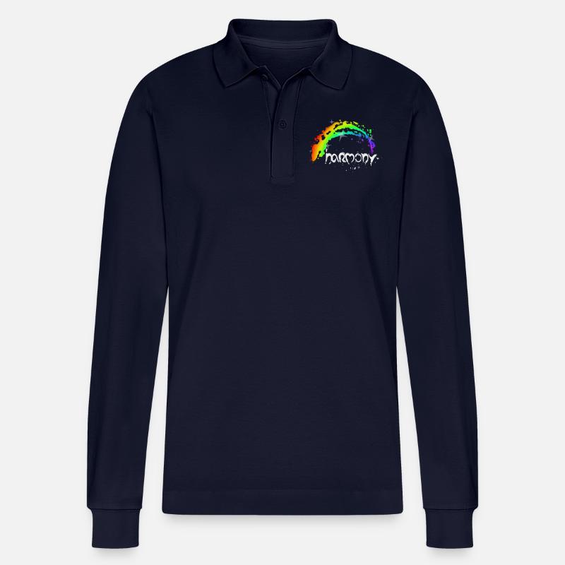 Harmony - Stanley/Stella Unisex Bio-Langarm-Poloshirt Prepster - Navy