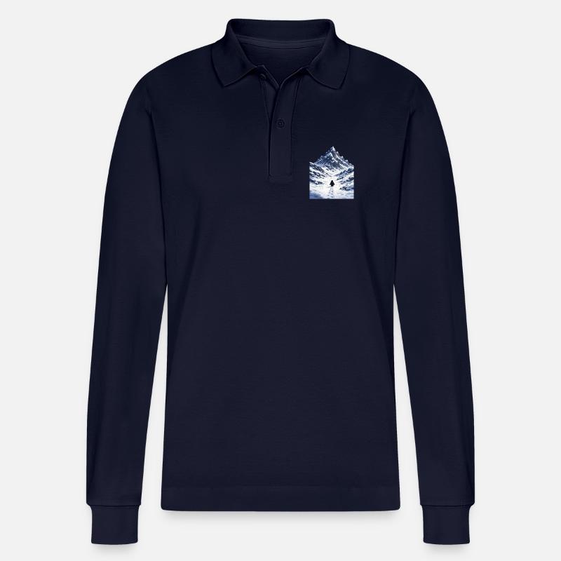 But why Penguin - Stanley/Stella Unisex Bio-Langarm-Poloshirt Prepster - Navy