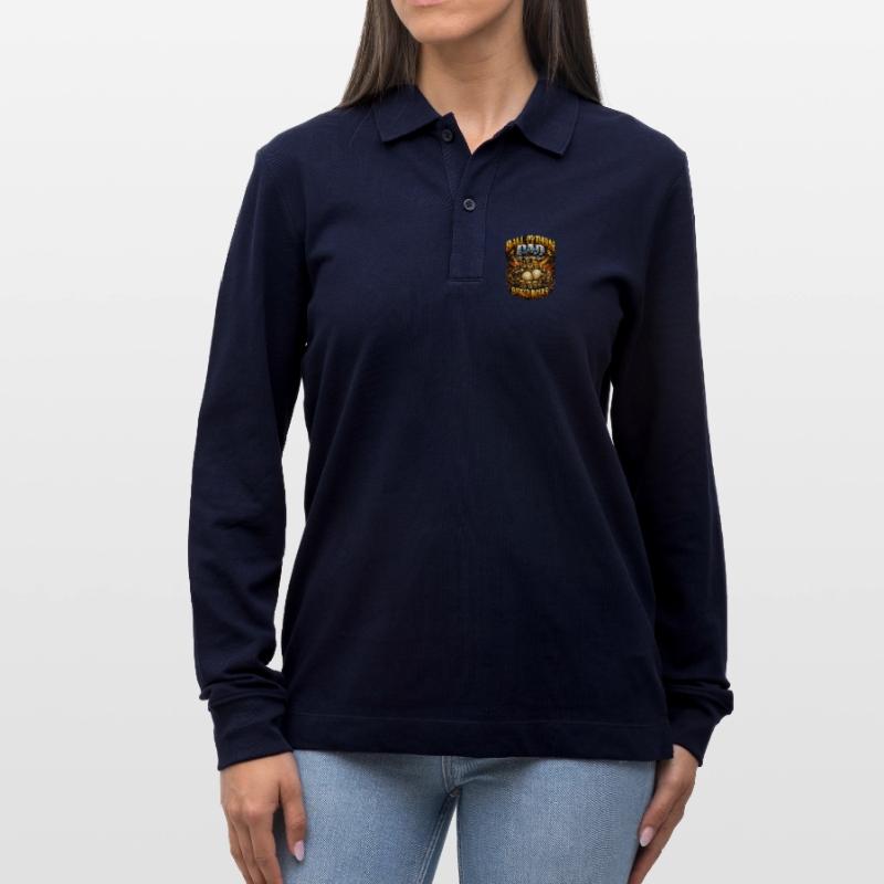 Ball Python Dad Bigger Eggs King Python Owner Stanley/Stella Organic Unisex Long-Sleeved Polo Shirt Prepster