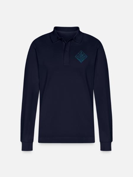 lighthouse - Stanley/Stella Organic Unisex Long-Sleeved Polo Shirt Prepster - navy
