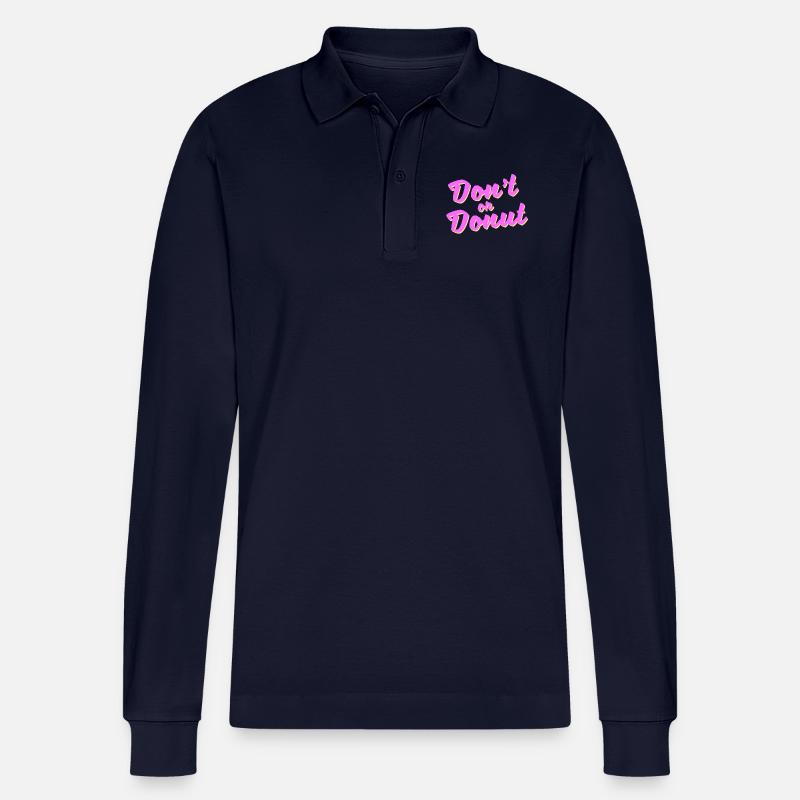 Don't or donut - Stanley/Stella Unisex Bio-Langarm-Poloshirt Prepster - Navy