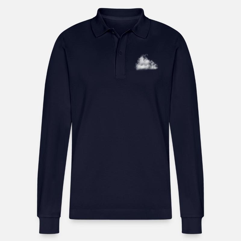 White Cloud - Stanley/Stella Unisex Bio-Langarm-Poloshirt Prepster - Navy