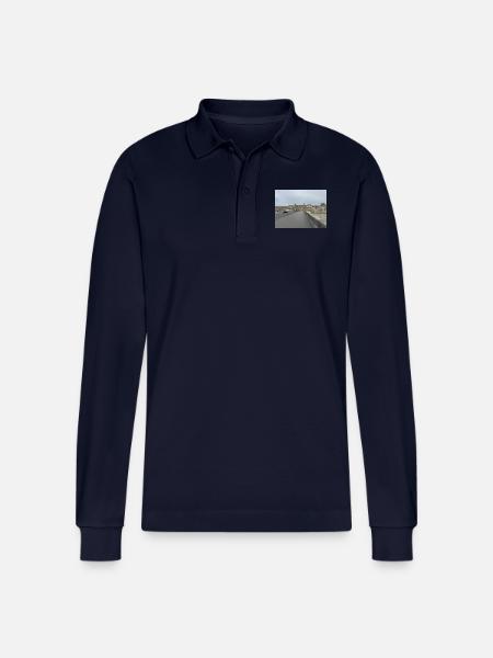 IMG 0513 - Stanley/Stella Organic Unisex Long-Sleeved Polo Shirt Prepster - navy
