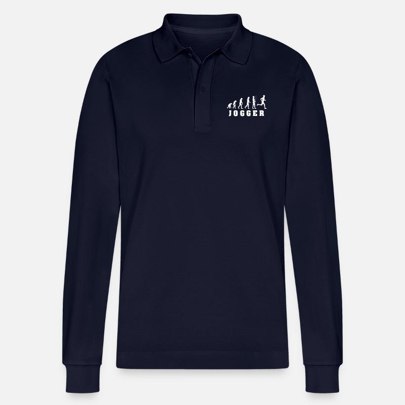 Jogger - Stanley/Stella Unisex Bio-Langarm-Poloshirt Prepster - Navy