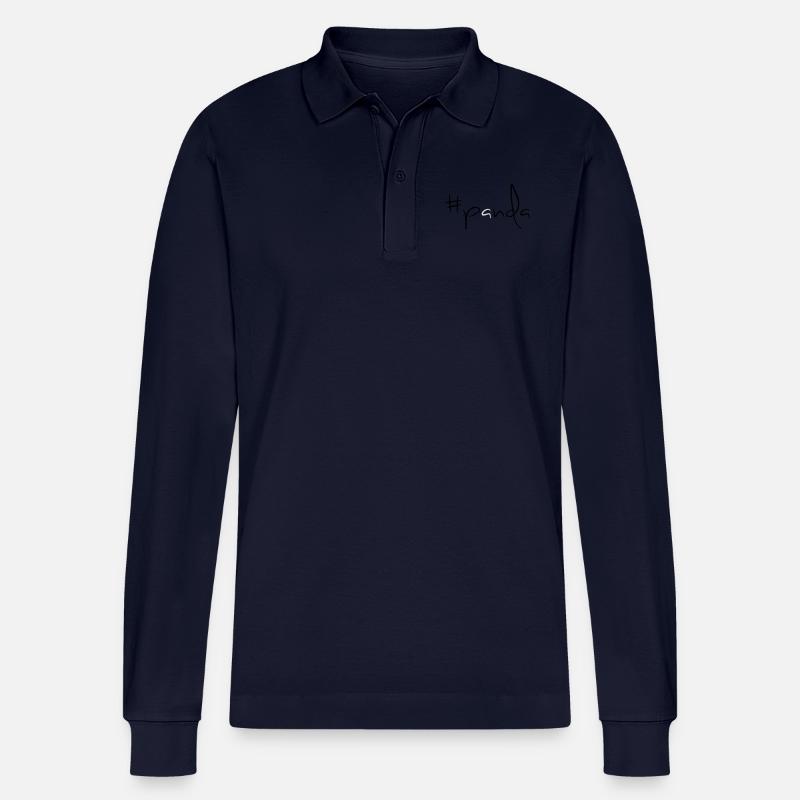 #panda! - Stanley/Stella Unisex Bio-Langarm-Poloshirt Prepster - Navy