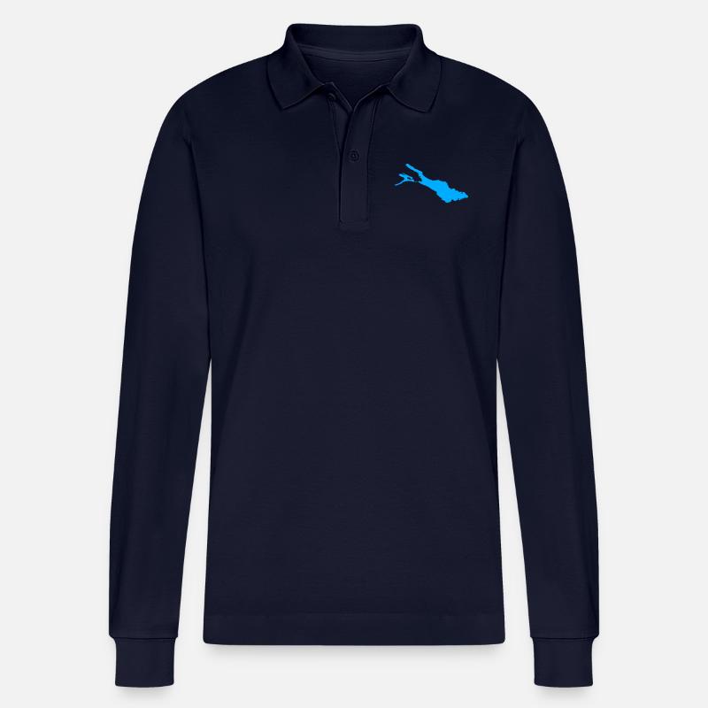 Bodensee - Stanley/Stella Unisex Bio-Langarm-Poloshirt Prepster - Navy