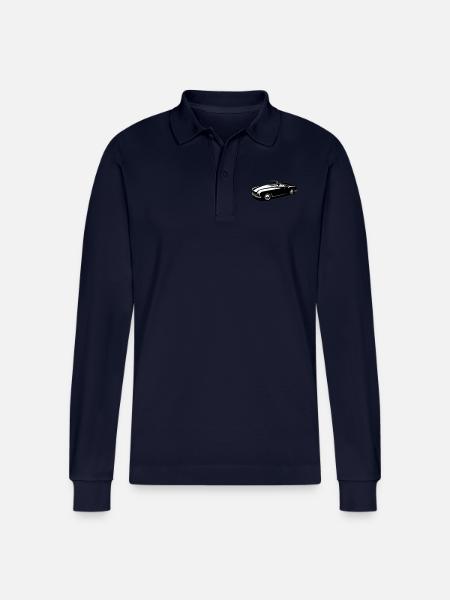 Oldtimer Cabrio 14 (2c) - Stanley/Stella Unisex Bio-Langarm-Poloshirt Prepster - Navy