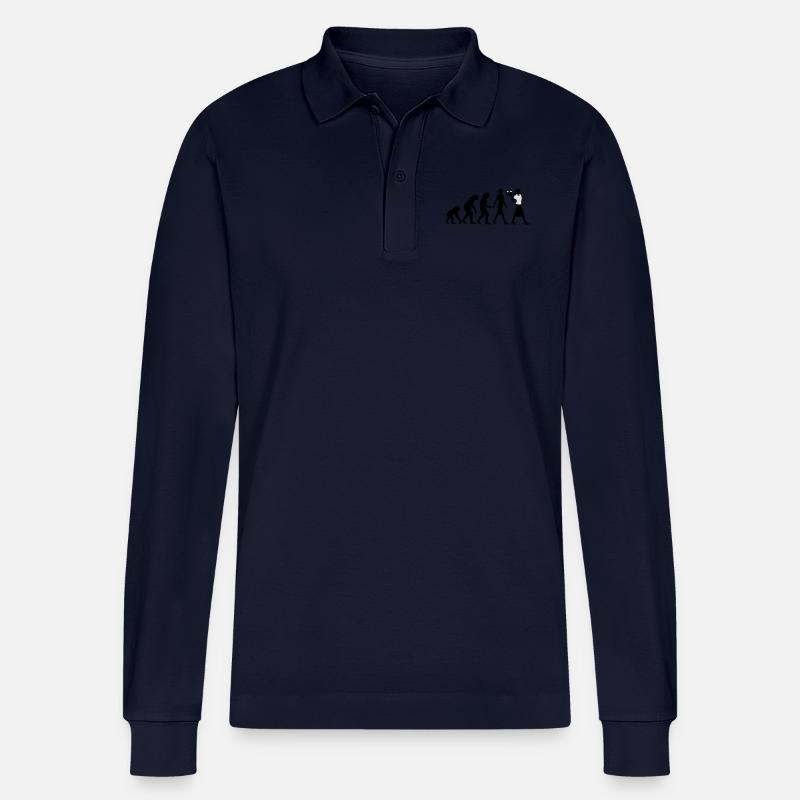 evolution_kellnerin_122013_a_2c - Stanley/Stella Unisex Bio-Langarm-Poloshirt Prepster - Navy