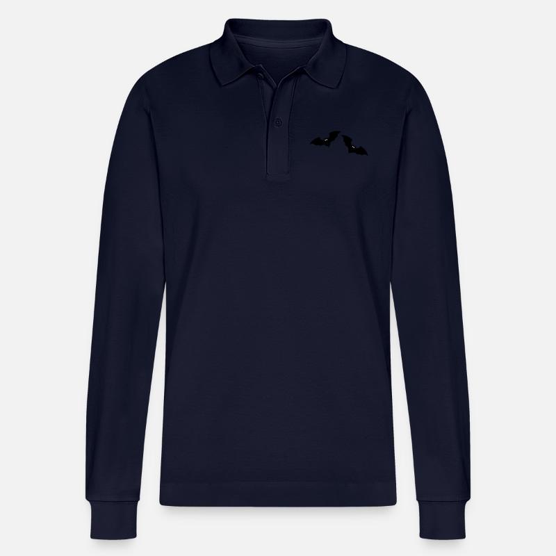 fledermaus 2 - Stanley/Stella Unisex Bio-Langarm-Poloshirt Prepster - Navy