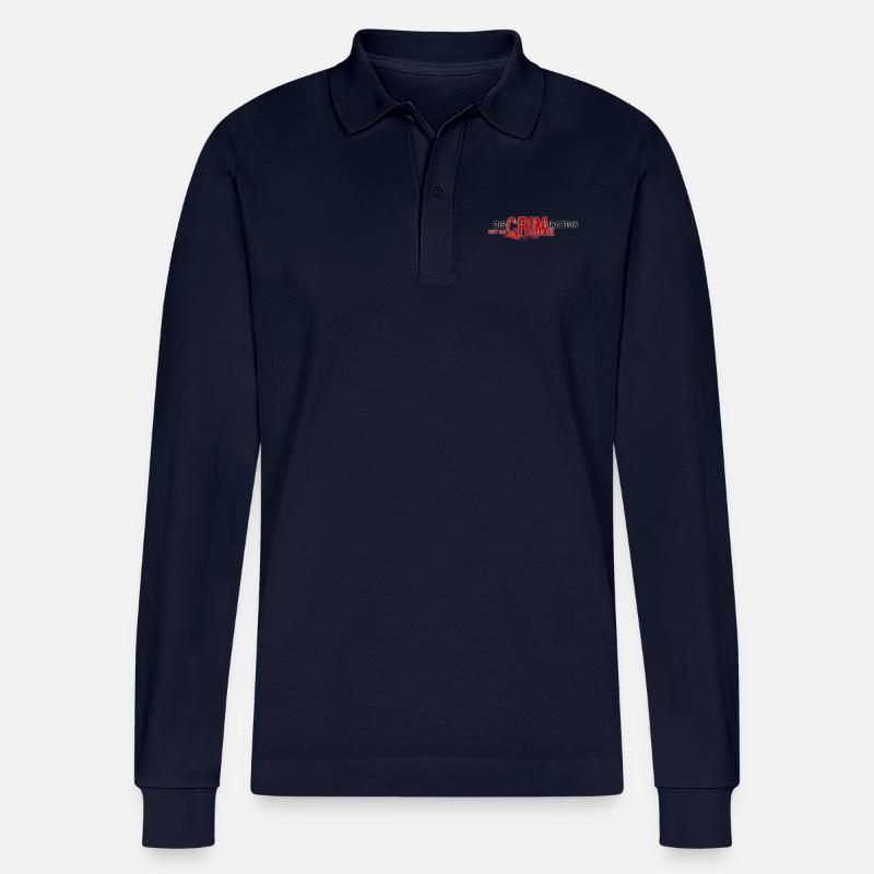 diskriminierung - Stanley/Stella Unisex Bio-Langarm-Poloshirt Prepster - Navy