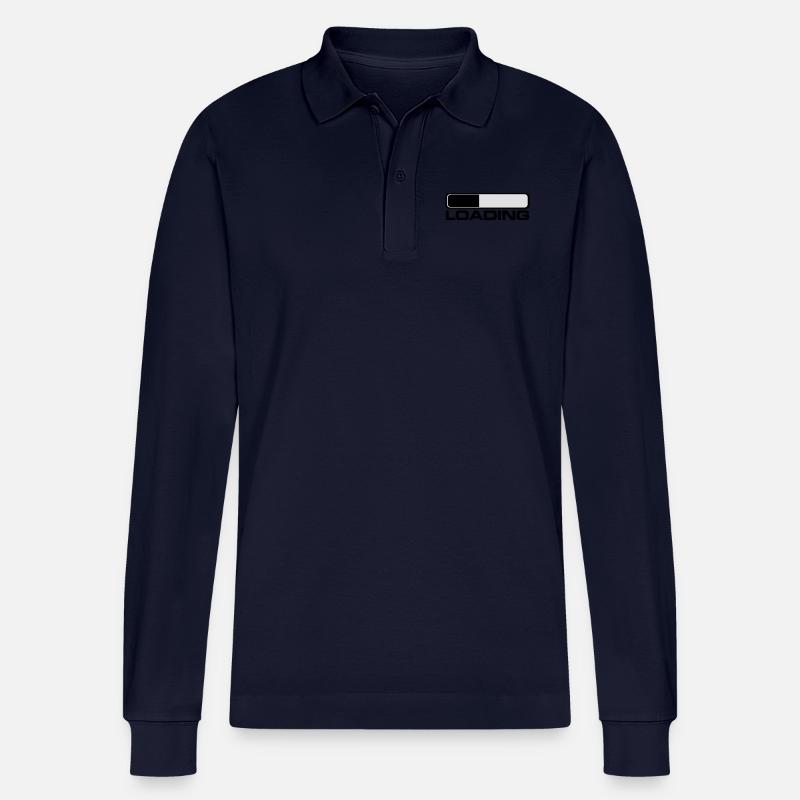 loading prozess - Stanley/Stella Unisex Bio-Langarm-Poloshirt Prepster - Navy
