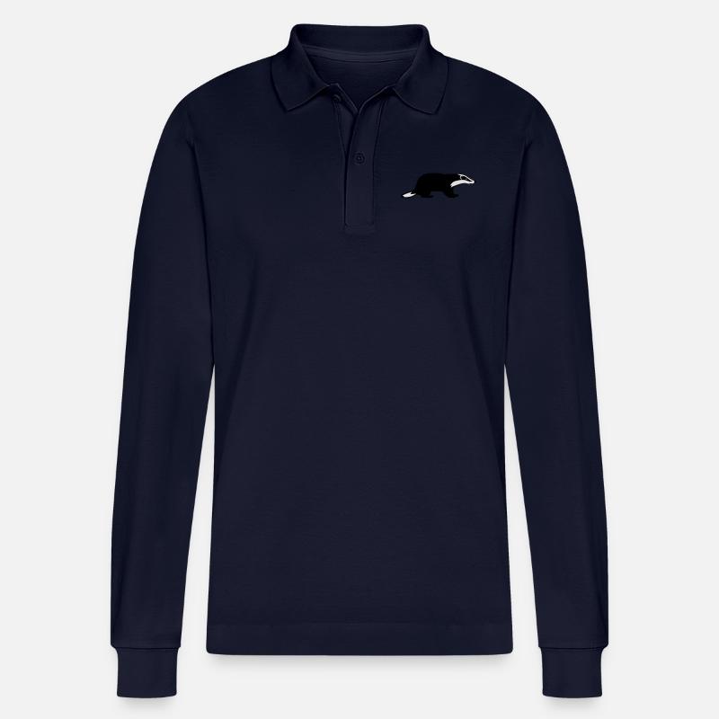 Dachs - Stanley/Stella Unisex Bio-Langarm-Poloshirt Prepster - Navy