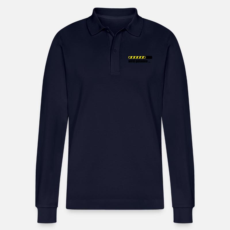 Ladebalken PC loading Computer Download - Stanley/Stella Unisex Bio-Langarm-Poloshirt Prepster - Navy