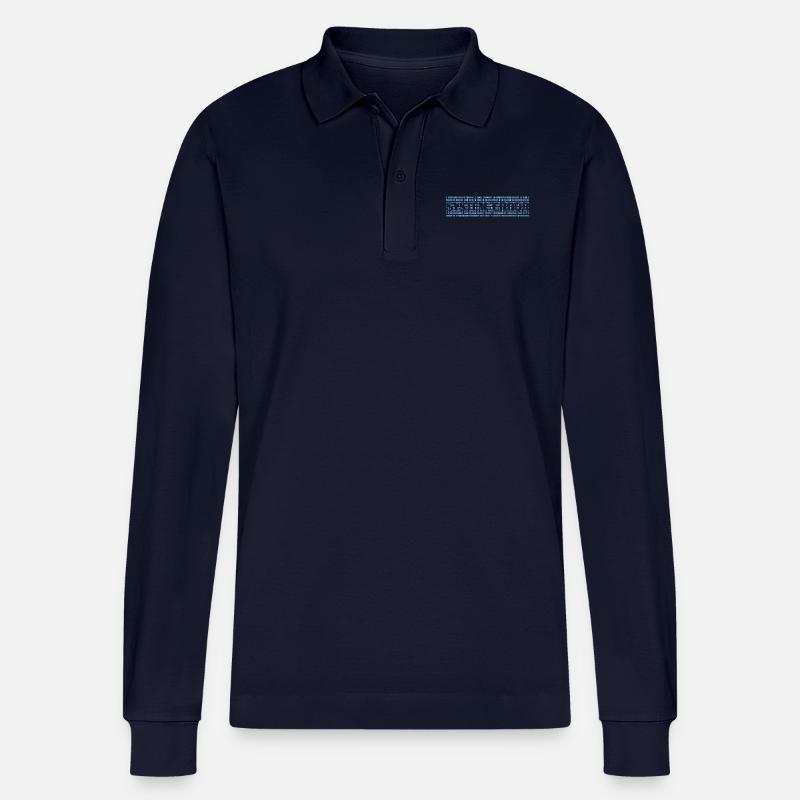 ERROR - Stanley/Stella Unisex Bio-Langarm-Poloshirt Prepster - Navy