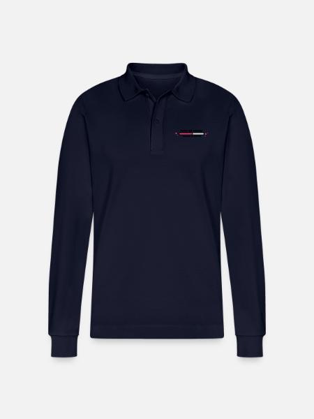 TATA EN COURS - Polo à manches longues bio PREPSTER Stanley/Stella Unisexe - bleu marine