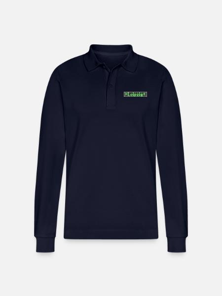 Leipzig LED Display Vert - Polo à manches longues bio PREPSTER Stanley/Stella Unisexe - bleu marine