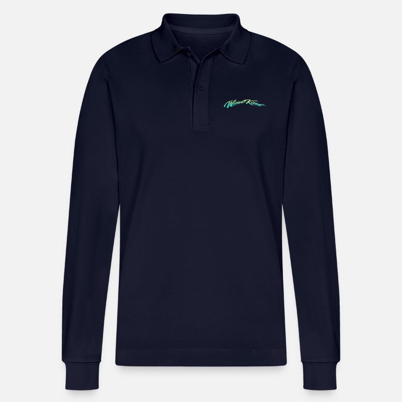 Genre de vent - Polo à manches longues bio PREPSTER Stanley/Stella Unisexe - bleu marine