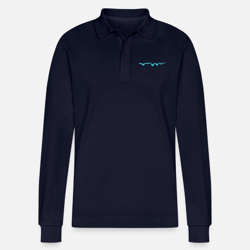 MUSCHi DIVERS 2017 Facelift Wave - Stanley/Stella Unisex Bio-Langarm-Poloshirt Prepster - Navy