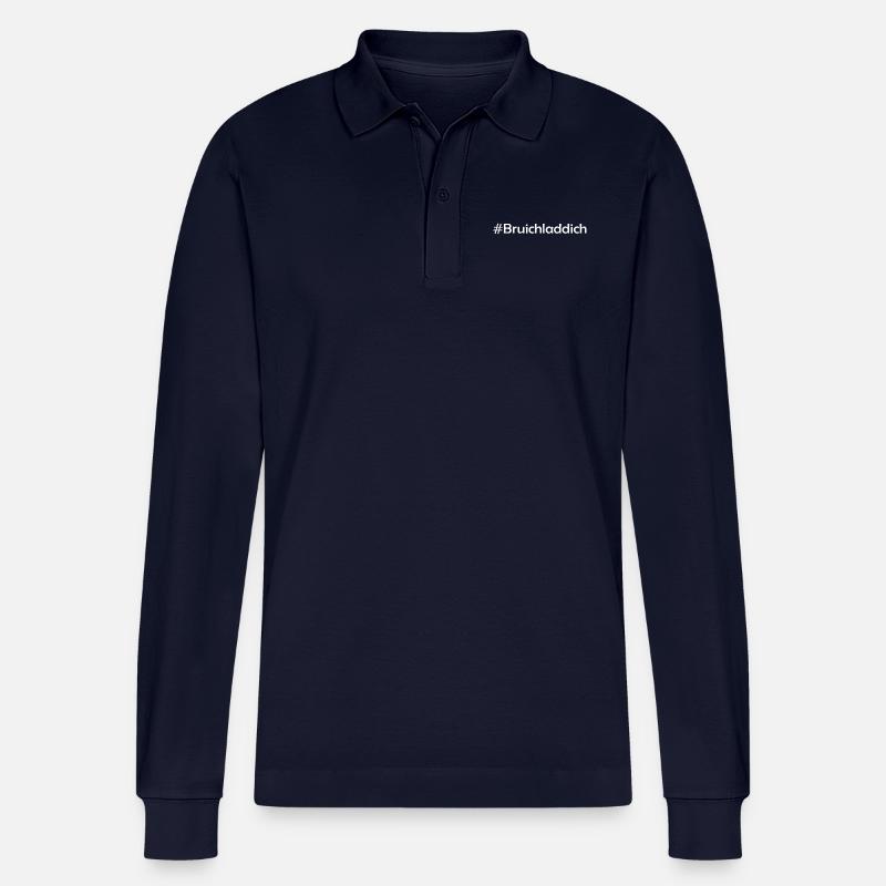#bruichladdich - Stanley/Stella Unisex Bio-Langarm-Poloshirt Prepster - Navy