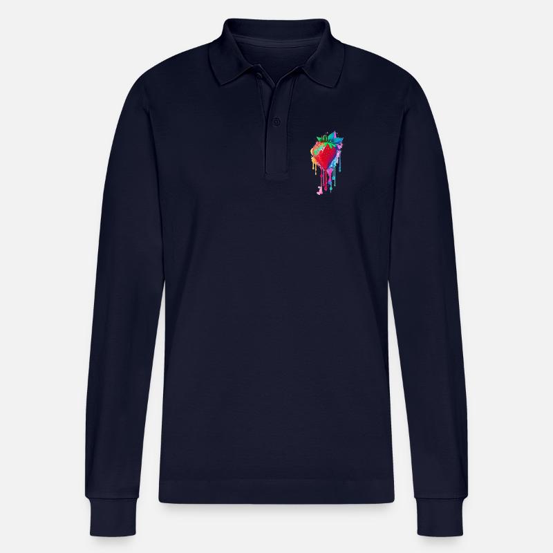 süßes Früchtchen - Stanley/Stella Unisex Bio-Langarm-Poloshirt Prepster - Navy