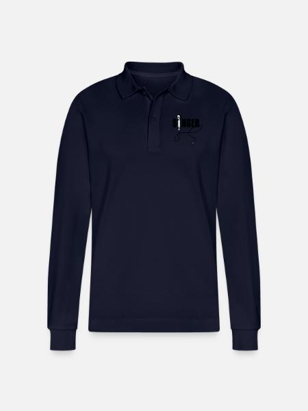 singer - Stanley/Stella Unisex Bio-Langarm-Poloshirt Prepster - Navy