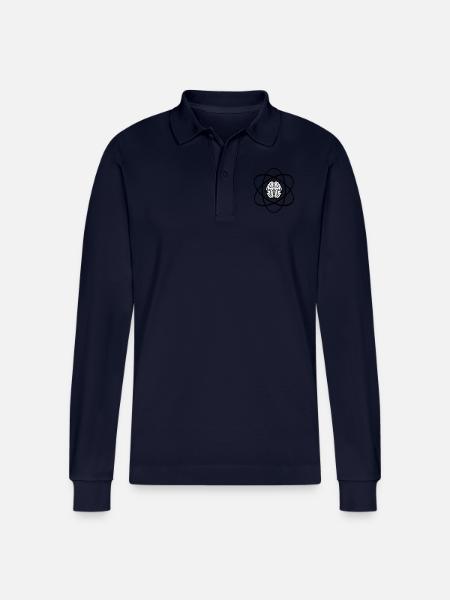 Atomic Brain - Stanley/Stella Unisex Bio-Langarm-Poloshirt Prepster - Navy