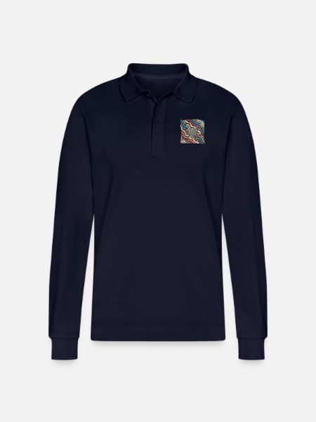 Spinne - Stanley/Stella Unisex Bio-Langarm-Poloshirt Prepster - Navy