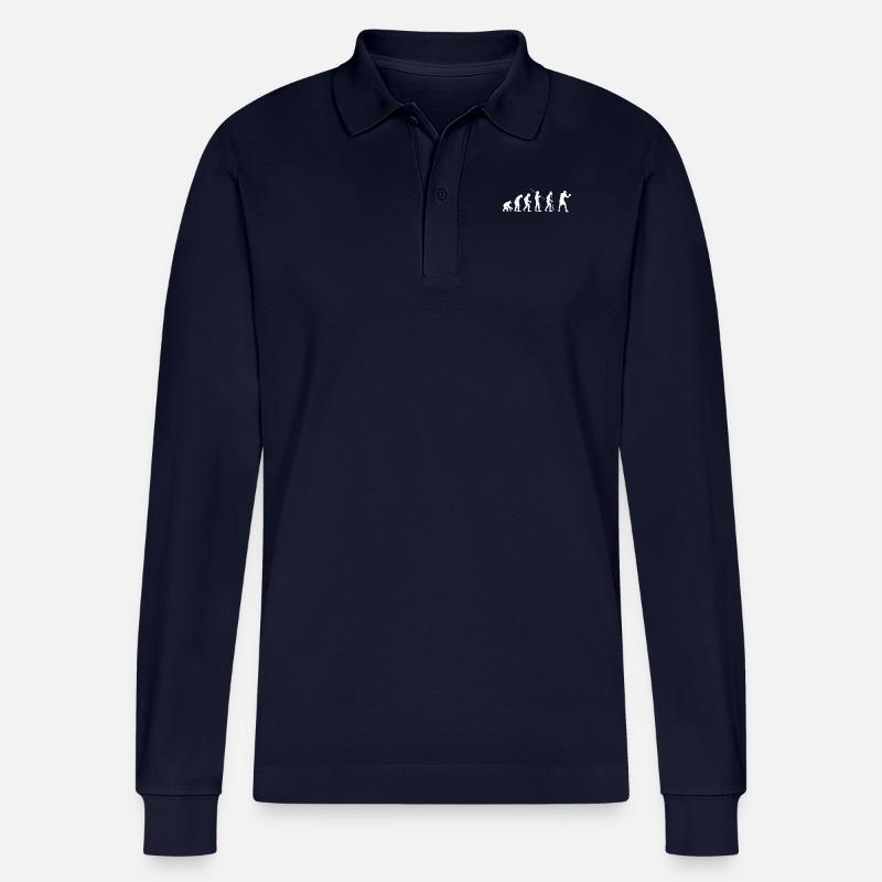 boxe - Polo à manches longues bio PREPSTER Stanley/Stella Unisexe - bleu marine