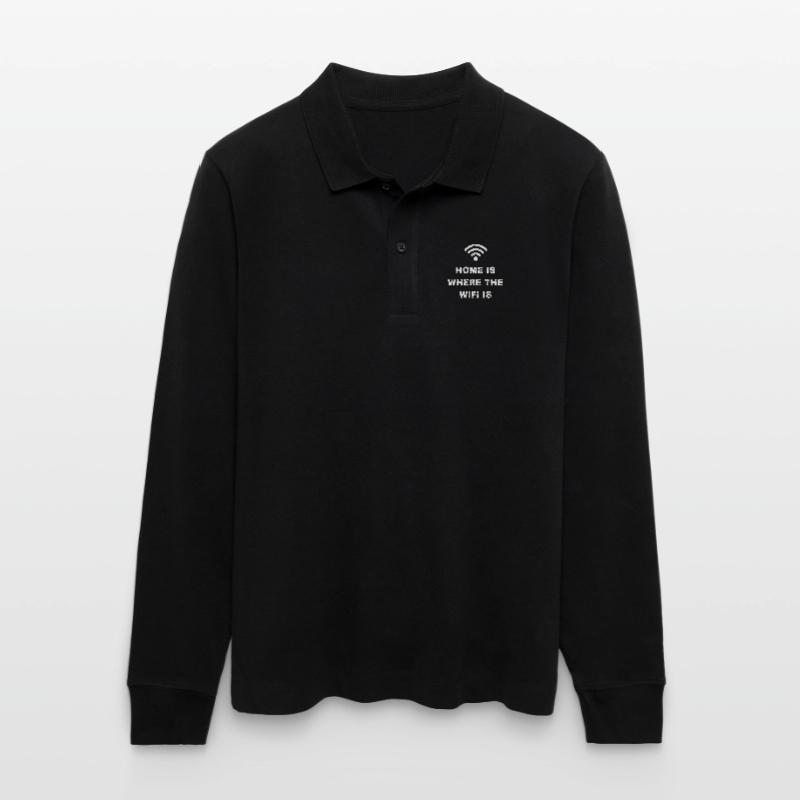 Computer scientist programmer gift script Stanley/Stella Organic Unisex Long-Sleeved Polo Shirt Prepster