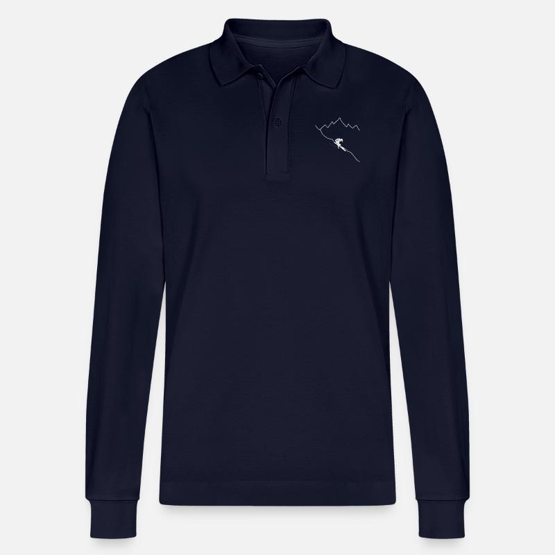 Line-Ski - Stanley/Stella Unisex Bio-Langarm-Poloshirt Prepster - Navy