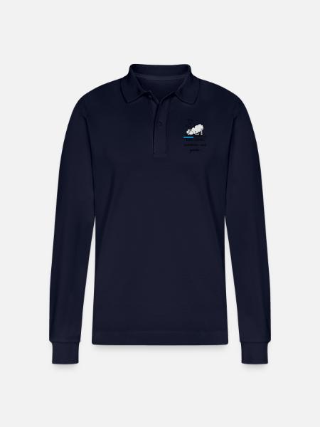 Schäfchen - Stanley/Stella Unisex Bio-Langarm-Poloshirt Prepster - Navy