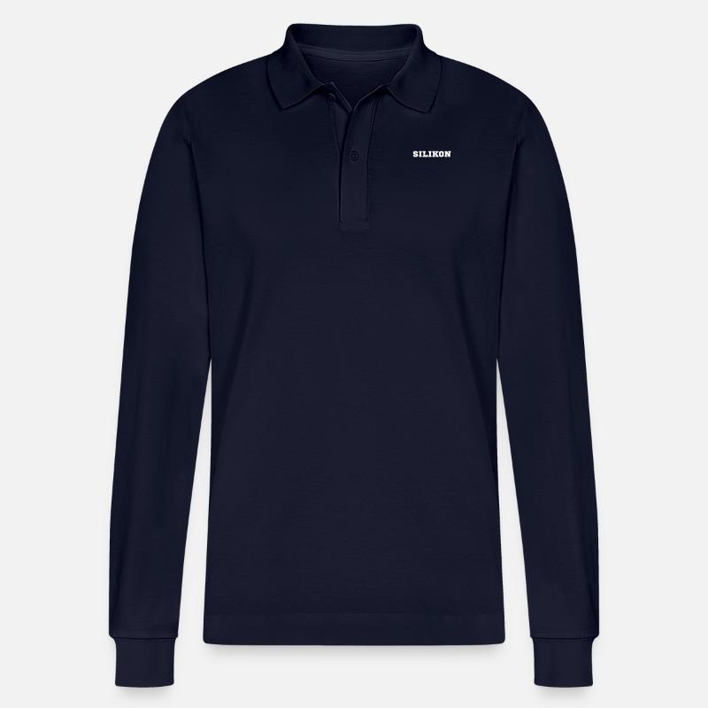 Silikon - Stanley/Stella Unisex Bio-Langarm-Poloshirt Prepster - Navy