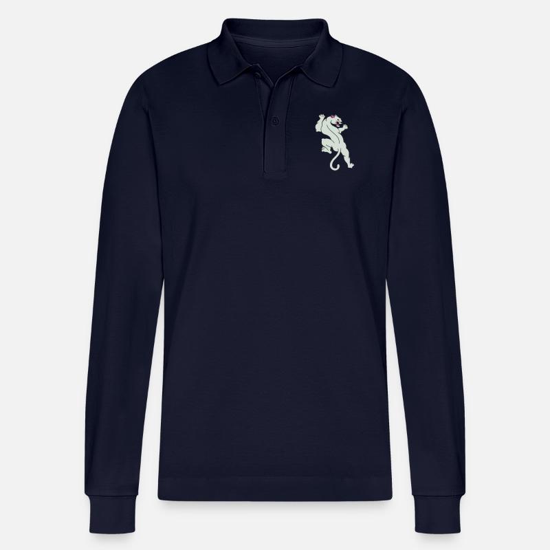 panther 02 - Stanley/Stella Unisex Bio-Langarm-Poloshirt Prepster - Navy