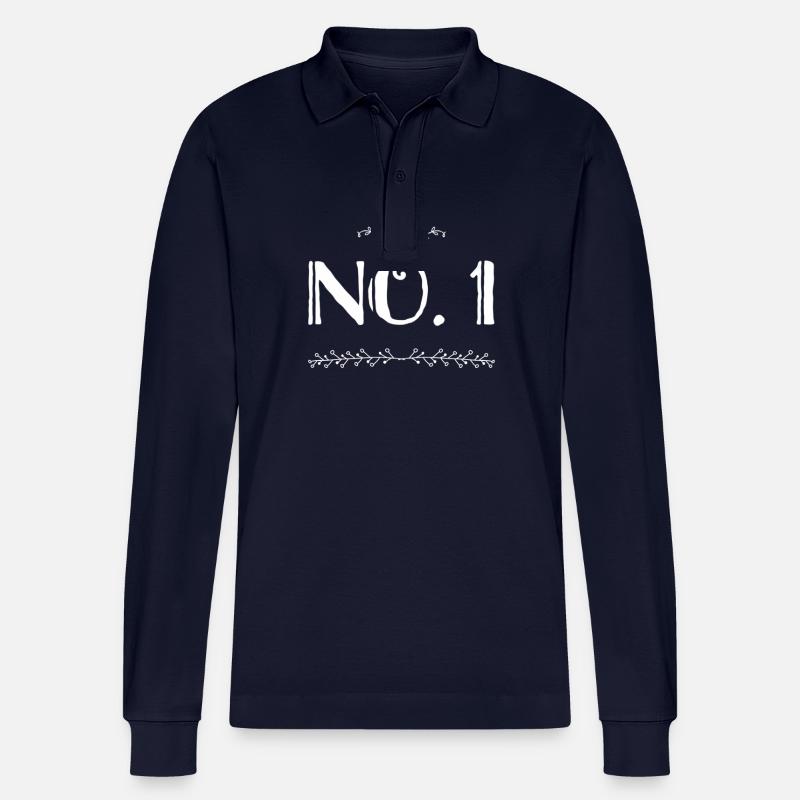 No. 1 - Stanley/Stella Unisex Bio-Langarm-Poloshirt Prepster - Navy