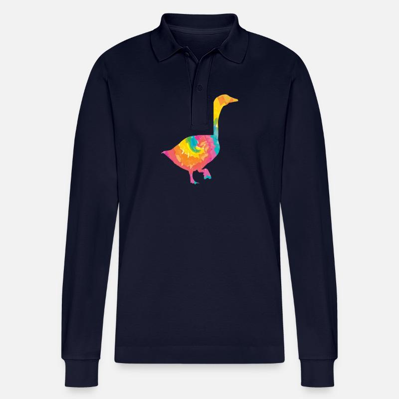 Gans - Stanley/Stella Unisex Bio-Langarm-Poloshirt Prepster - Navy
