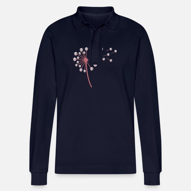 Schäfer Schaf - Stanley/Stella Unisex Bio-Langarm-Poloshirt Prepster - Navy