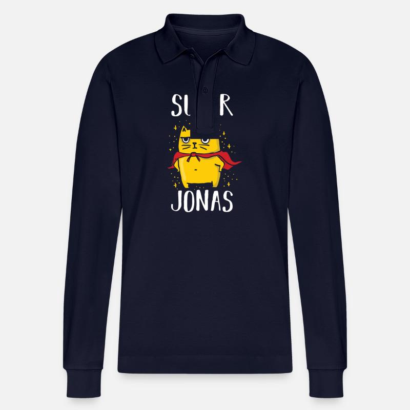 Jonas - Stanley/Stella Unisex Bio-Langarm-Poloshirt Prepster - Navy