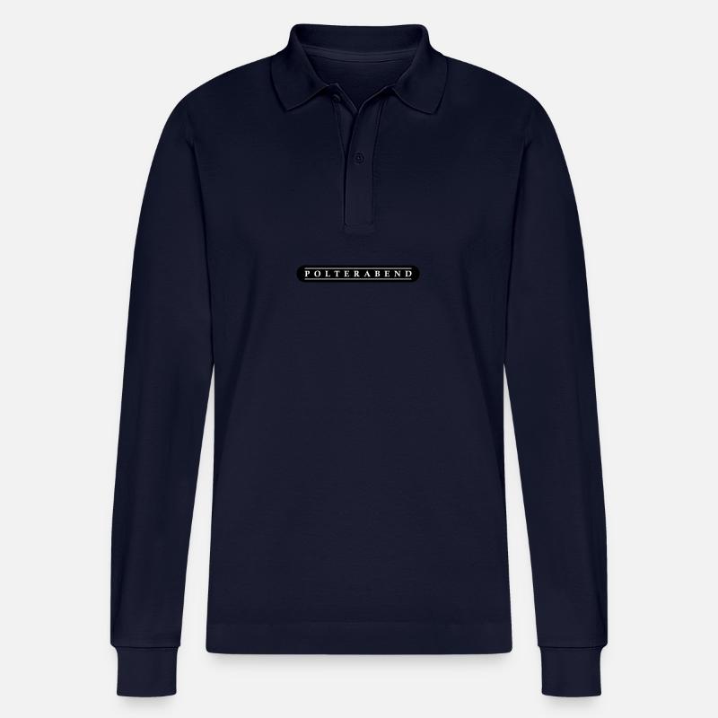 Polterabend Junggesellenabschied - Stanley/Stella Unisex Bio-Langarm-Poloshirt Prepster - Navy