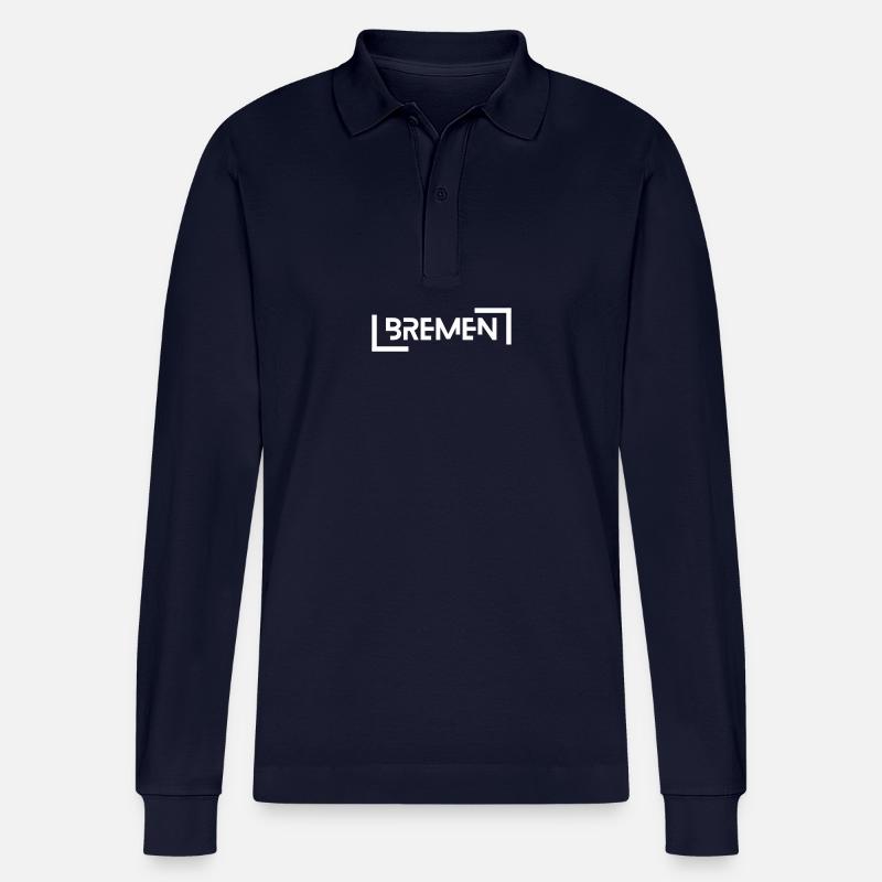 Bremen - Stanley/Stella Unisex Bio-Langarm-Poloshirt Prepster - Navy